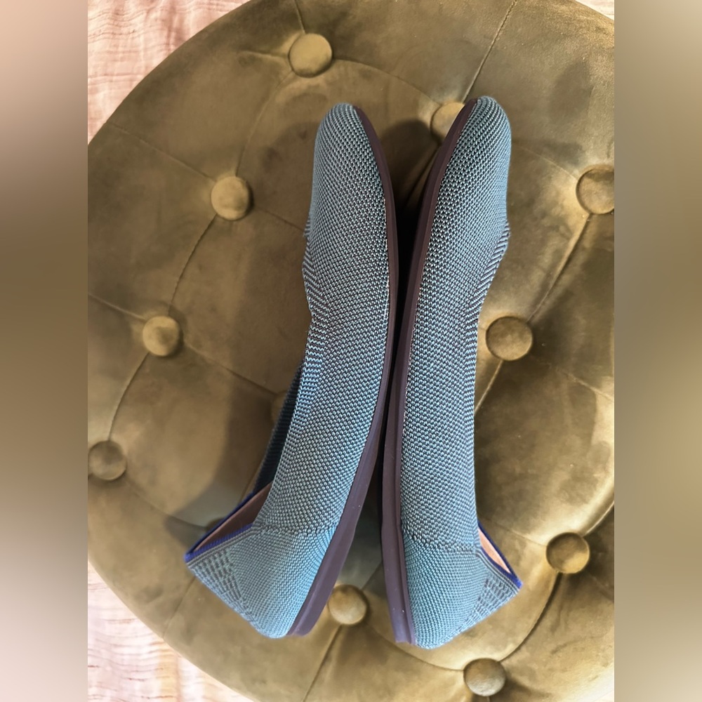 Rothy's 9 - Spruce Python Ballet Flats - Picture 4 of 5